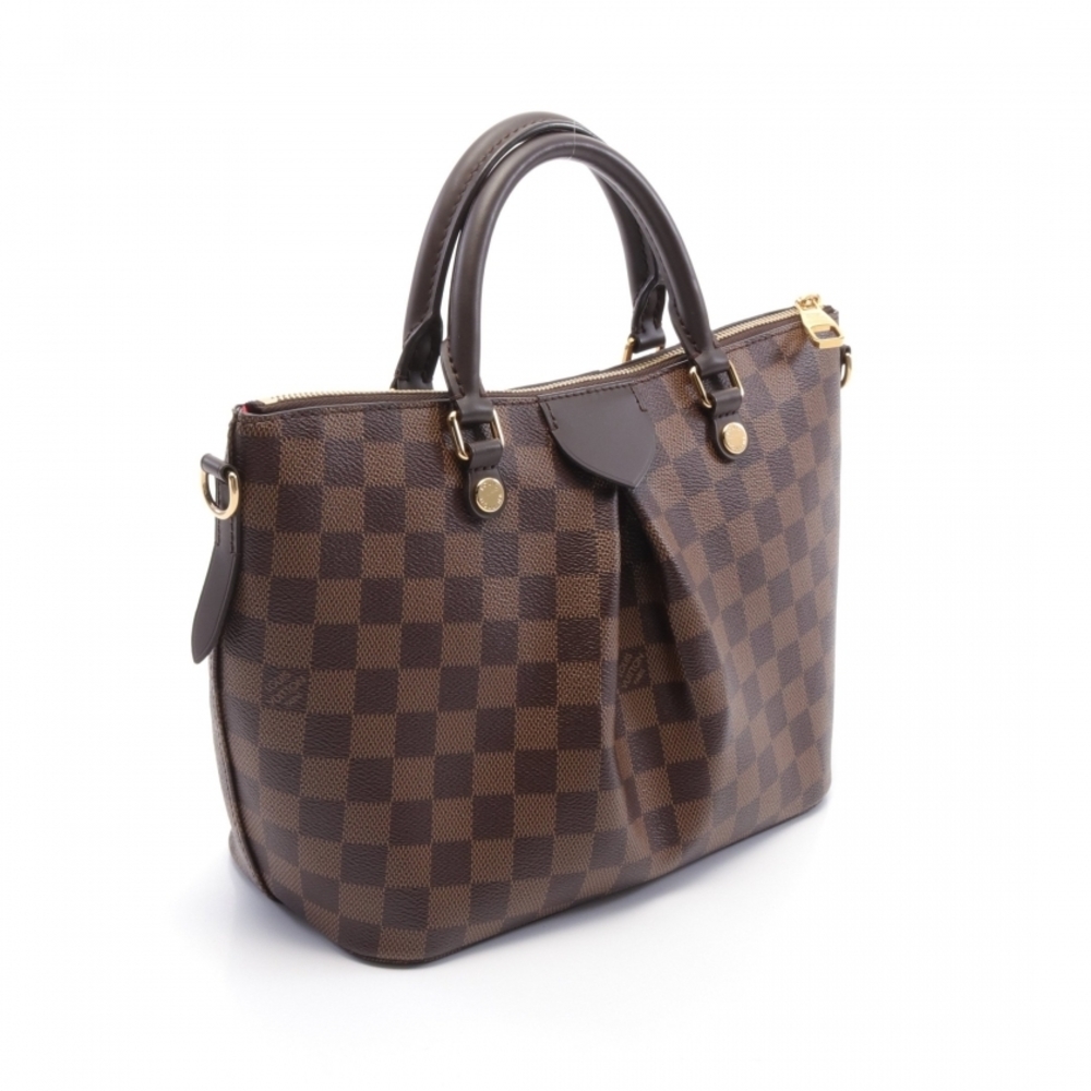 Louis Vuitton Sienna PM Damier Ebene Handbag Brown